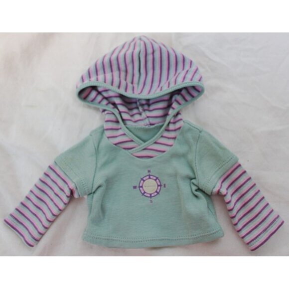 American Girl Doll 5 pc Clothing Lot JLY Sweater Hoodie Pants Dress Shirt - Picture 14 of 16
